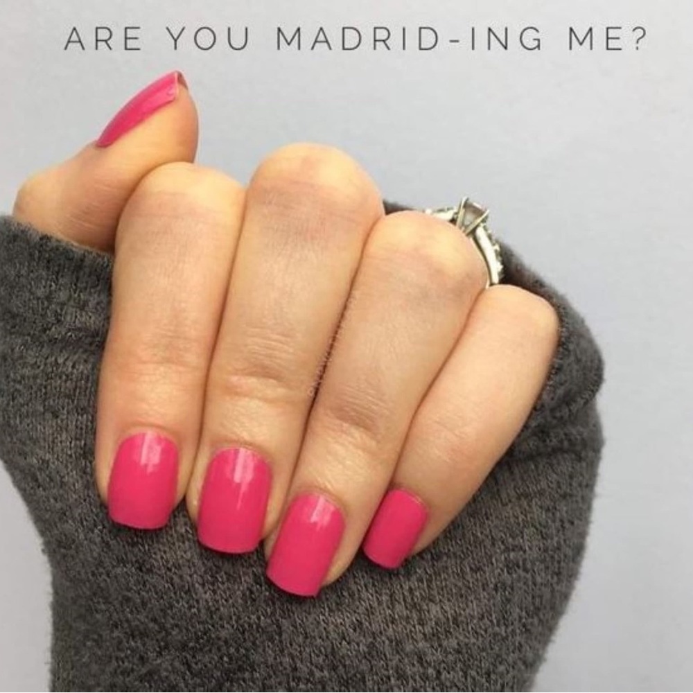 Pink Color Street Nail Strips in Are You Madrid-ing Me